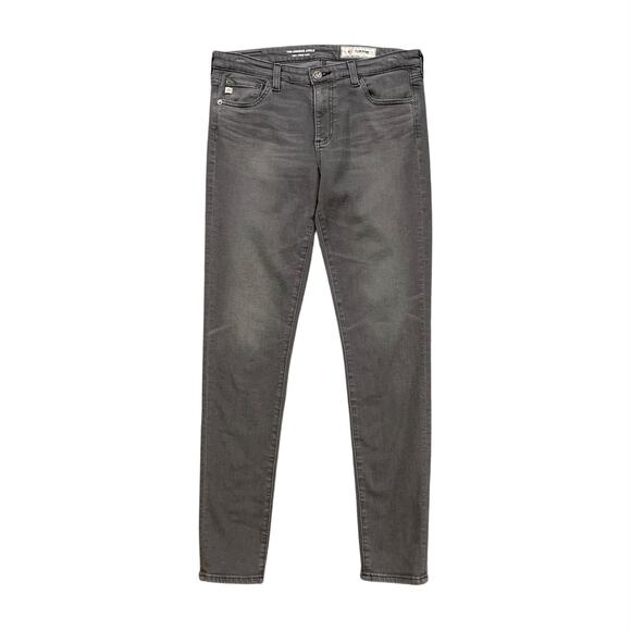 Adriano Goldschmied Jeans Womens 28 Gray Denim The Legging Super Skinny Ankle - Picture 1 of 10